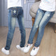 Girls' mid-rise jeans